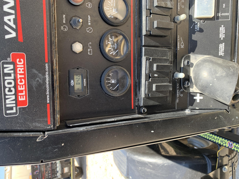 2019 Lincoln Electric Vantage 322 Welder Ready-Pak 3, Two wheel trailer, Fender and Light kit, Cable Rack