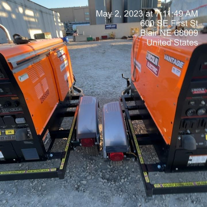 2022 Lincoln Electric LE400 Kubota V1505, Trlr, Cable Rack, Light Kit, ES Decals, T3