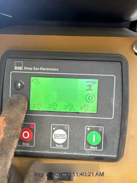 2022 Allmand NLV3GR (4) LED Light Fixture 350W, 23' Vertical Mast, 3kW Prime, Towable, Deep Sea L401, Leveling Jacks, Yanmar T4F 5.8hp