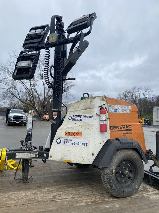 2023 Generac MLT2 Diesel, Flex Switch 120V Input, Powerzone Controller, 
(4) 320W LED Lights, 4kW Generator, 39.9 Gal Fuel Tank, 2" Ball, T3