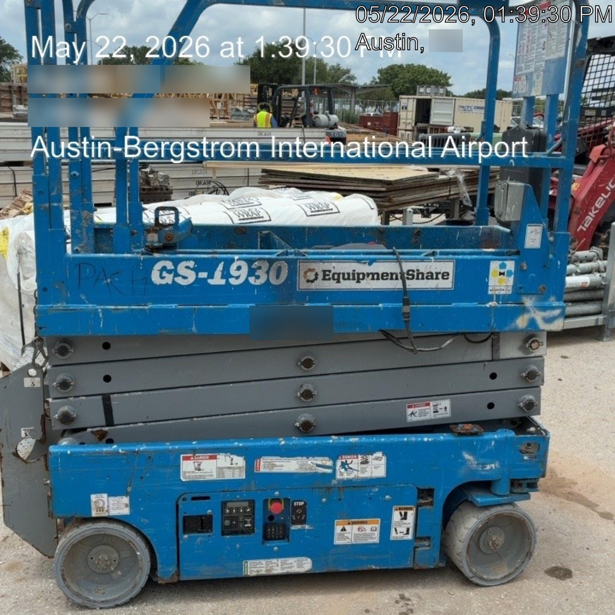2019 Genie GS-1930 Fixed Rails with Chain Entry