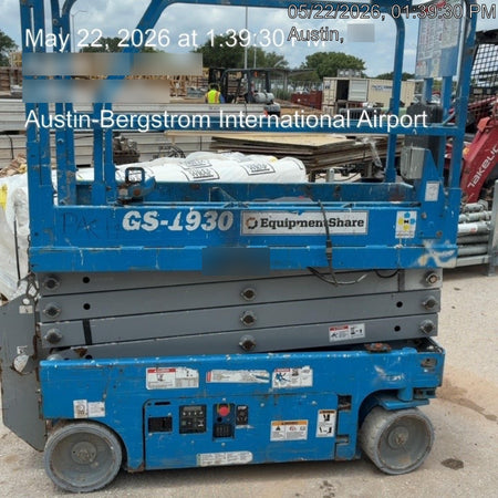 2019 Genie GS-1930 Fixed Rails with Chain Entry