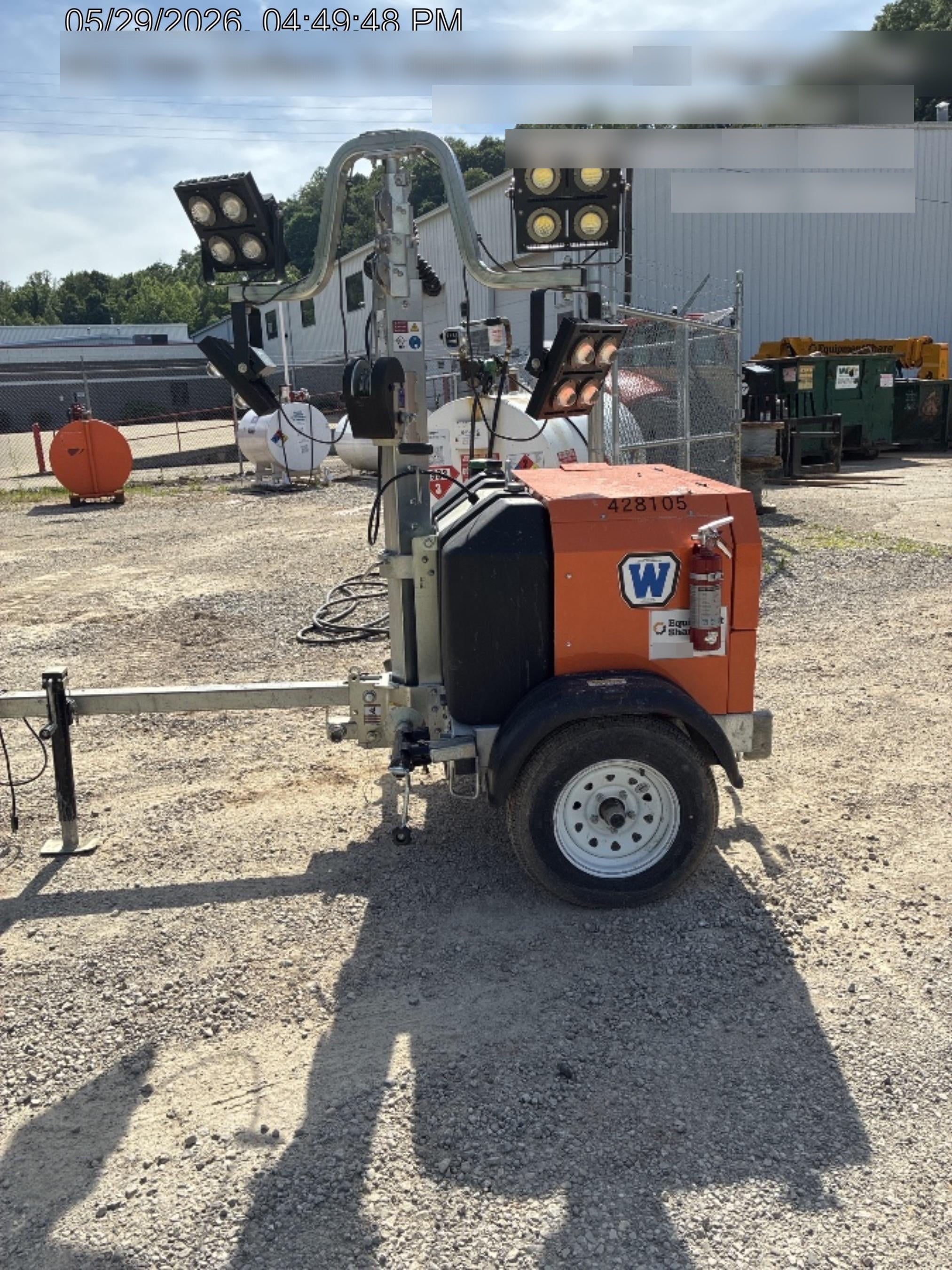 2024 Wanco WLTT-4MM4K Diesel, Deep Sea Controller, Shore Power Plug, Auto Start, (4) 350W LED Floodlights, 4kW Generator, 60 Gal Fuel Tank, 2" Ball, T3