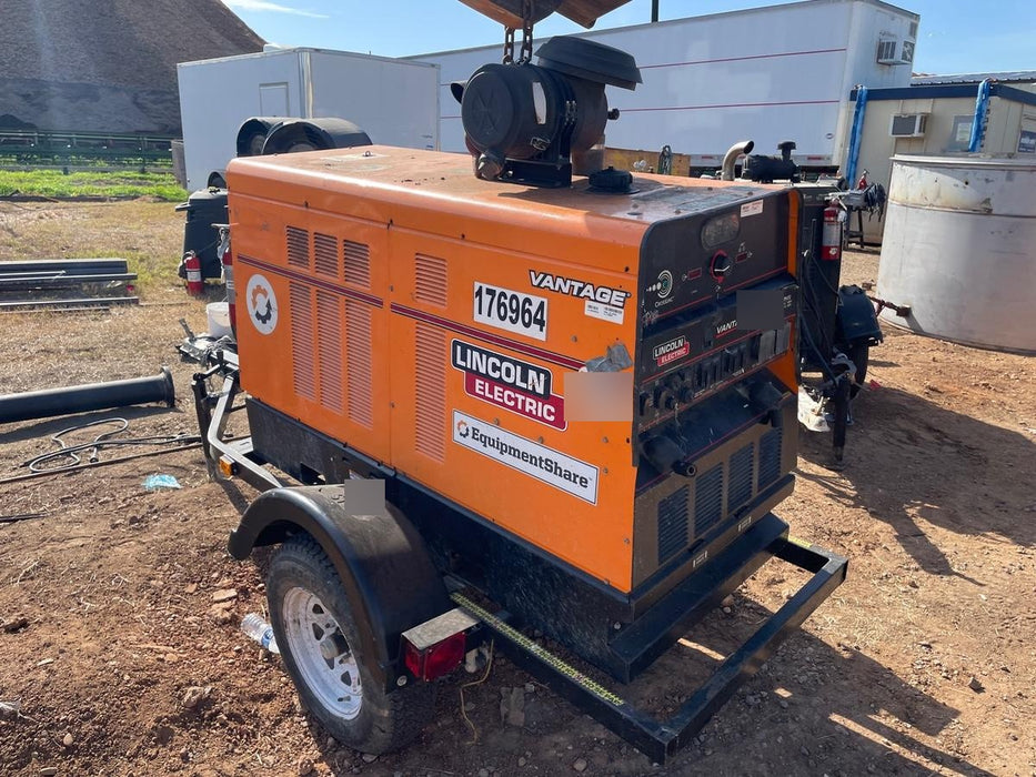 2021 Lincoln Electric Vantage 549X Ready Pak 3, ORANGE (includes trailer, cable rack, fender light kit)