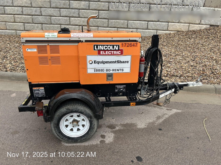 2021 Lincoln Electric Vantage 322 Vantage 322 Ready Pak 3 w/ Decals, ORANGE (includes trailer, cable rack, fender light kit) NO Telematics