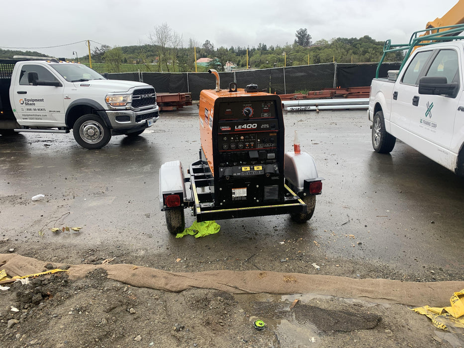 2022 Lincoln Electric LE400 Kubota V1505, Trlr, Cable Rack, Light Kit, ES Decals, T3