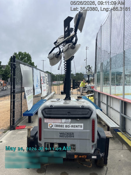 2019 Wacker Neuson LTV6L-MH Wacker Neuson LTV6L Mobile Light Tower w/Fuel Level Sensor Installed