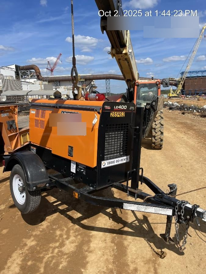 2022 Lincoln Electric LE400 Kubota V1505, Trlr, Cable Rack, Light Kit, ES Decals, T3