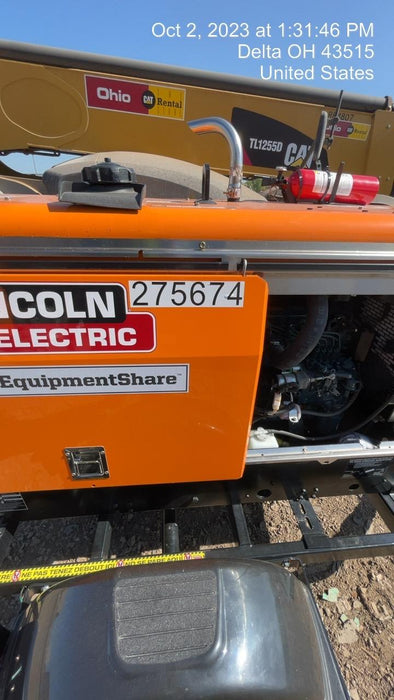 2022 Lincoln Electric LE400 Kubota V1505, Trlr, Cable Rack, Light Kit, ES Decals, T3