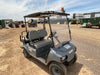 2022 Club Car CA100E Canopy, Fold down Windshield, Beacon, Back up Alarm, All-Trail Trials, HD 8 V Batteries, Trailer Hitch and Ball