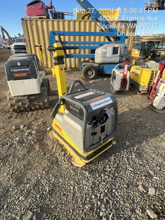2024 Wacker Neuson DPU6555Heh Hatz Diesel, Reversible Plate Compactor, electric start