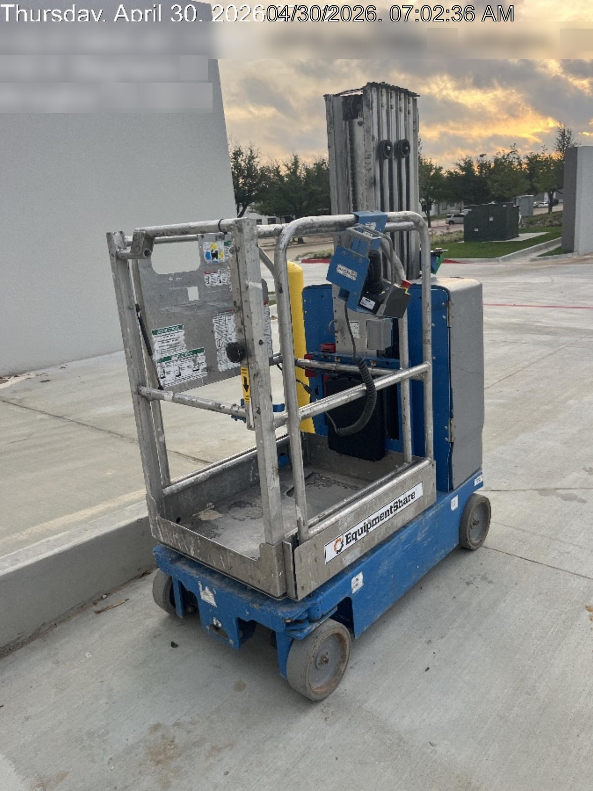 2018 GENIE GR-20