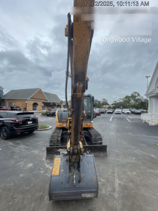 2015 Case CX80C CLOSED CAB, A/C, RUBBER TRACKS PADS, 7'-2" ARM