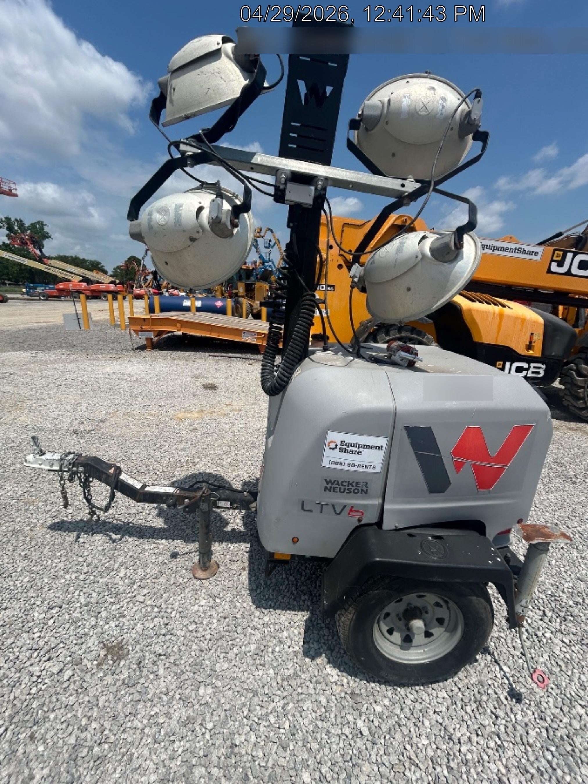 2018 Wacker Neuson LTV6L-MH Wacker Neuson LTV6K Mobile Light Tower