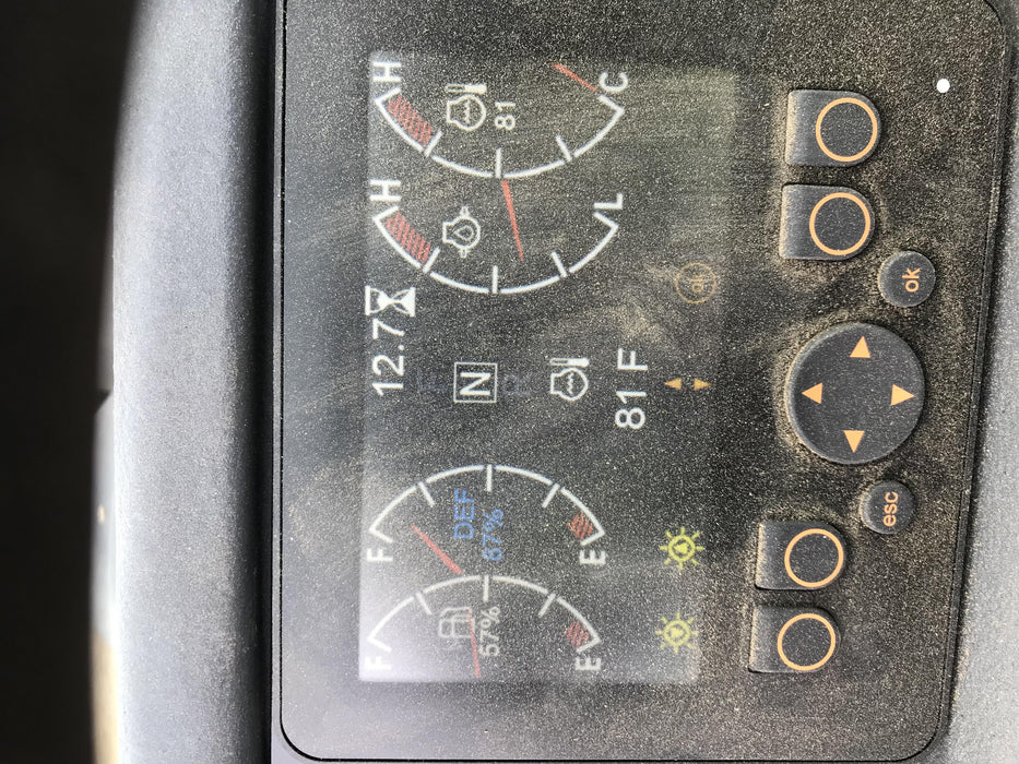 2020 Manitou MTA12055SER3 Cab/Heat/Air, Solid Tires, Amber Strobe, Lift Hook w/66" Carriage, 60" Forks