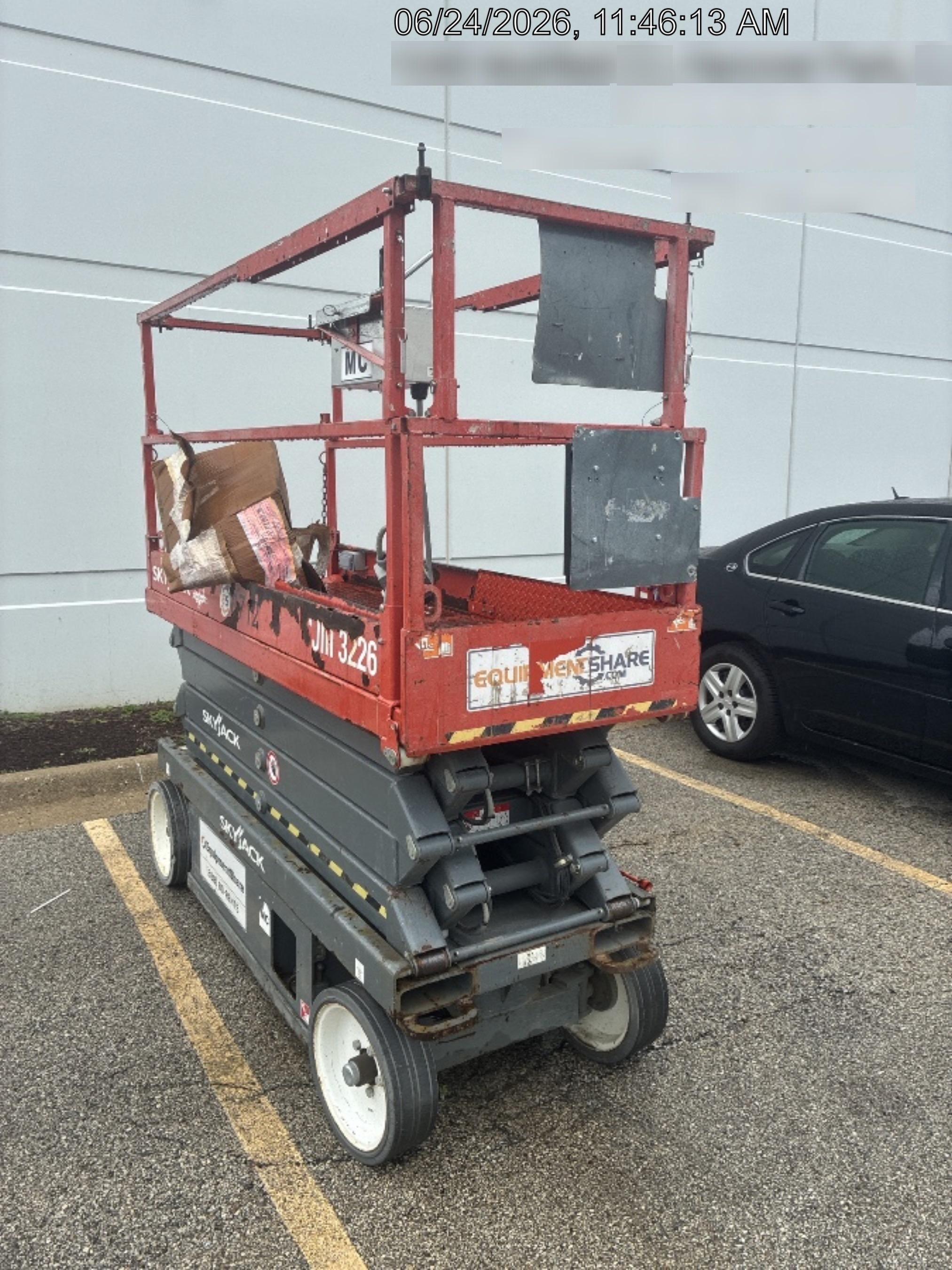 2016 Skyjack SJIII-3226 26' Electric Scissor Lift