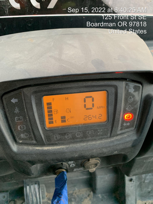 2022 Kubota RTV-X1140W-H Plastic Canopy, Windshield Acrylic Clear, LED Strobe Light, Wire Harness Kit, Back up Alarm