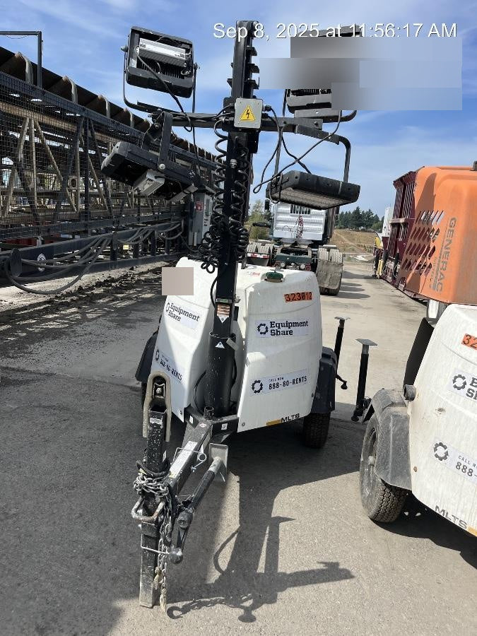 2023 Generac MLT2 Diesel, Flex Switch 120V Input, Powerzone Controller, (4) 320W LED Lights, 4kW Generator, 39.9 Gal Fuel Tank, 2" Ball, T3