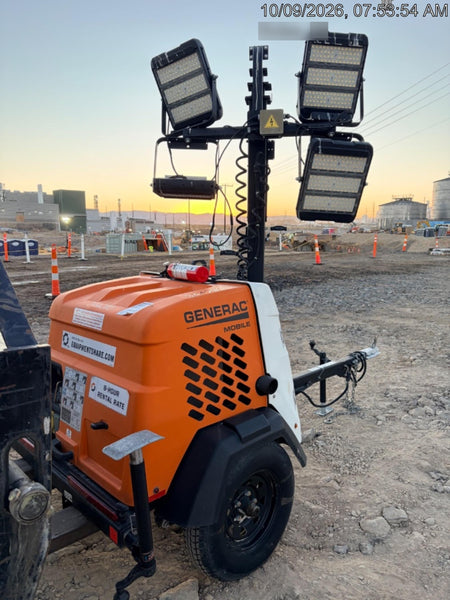 2023 Generac MLT2 Diesel, Flex Switch 120V Input, Powerzone Controller, (4) 320W LED Lights, 4kW Generator, 39.9 Gal Fuel Tank, 2" Ball, T3