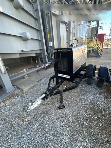 2019 Lincoln Electric Vantage 322 Welder Ready-Pak 3, Two wheel trailer, Fender and Light kit, Cable Rack