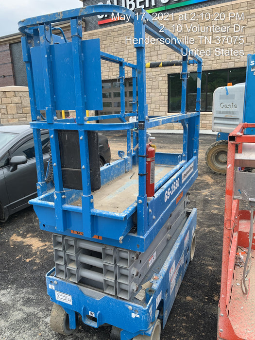 2020 Genie GS-1930 Solid Non Marking Tires, Beacon, Folding rails with half height swing gate