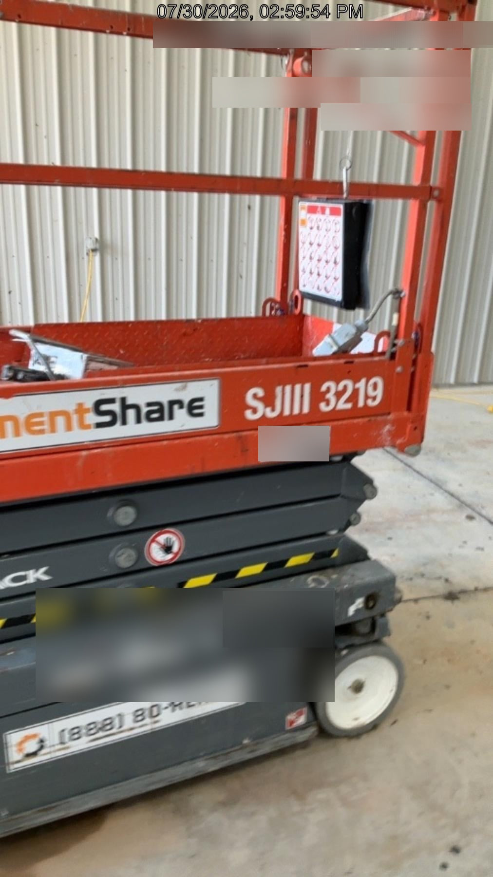 2019 Skyjack SJIII-3219 Standard Options