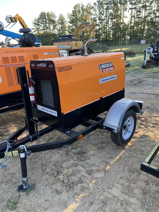 2022 Lincoln Electric LE400 Kubota V1505, Trlr, Cable Rack, Light Kit, ES Decals, T3