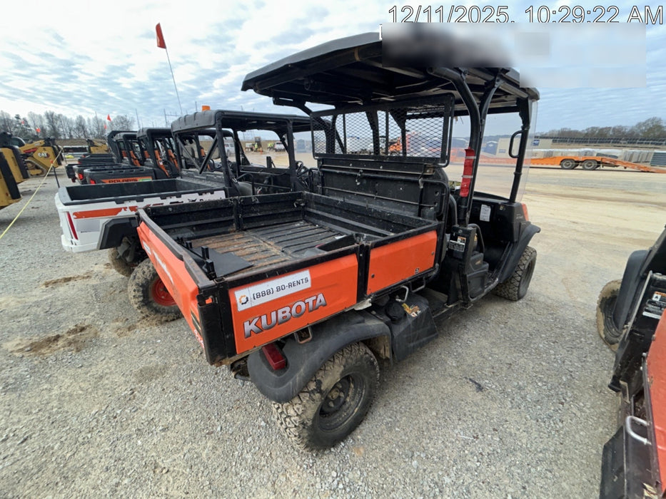 2020 Kubota RTV-X1140 4 - Seat UTV, 4WD, Canopy, Standard Rental Specs
