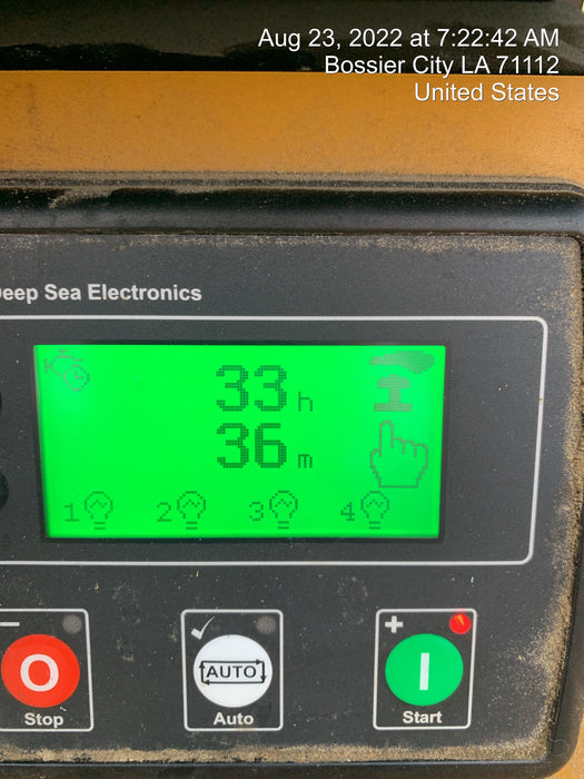 2022 Allmand NLV3GR (4) LED Light Fixture 350W, 23' Vertical Mast, 3kW Prime, Towable, Deep Sea L401, Leveling Jacks, Yanmar T4F 5.8hp