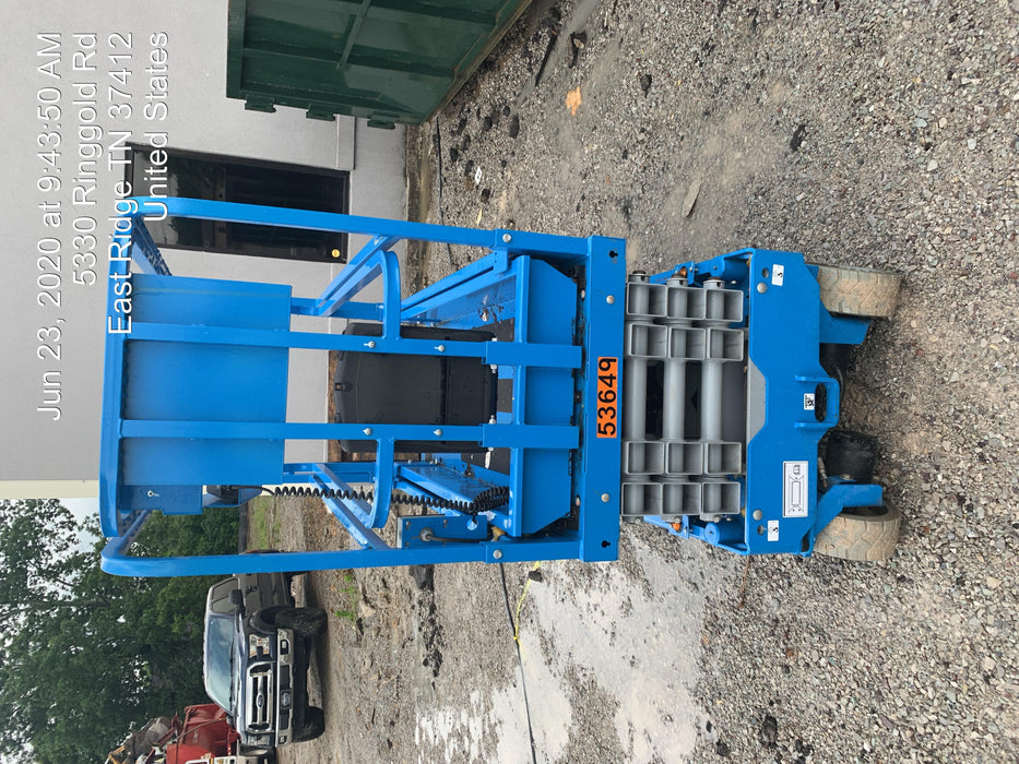 2019 Genie GS-1930 Fixed Rails with Chain Entry