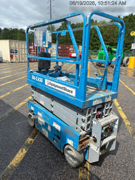 2019 Genie GS-1930 Fixed rails with chain Entry