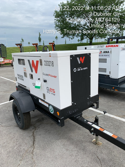 2022 WACKER NEUSON G25