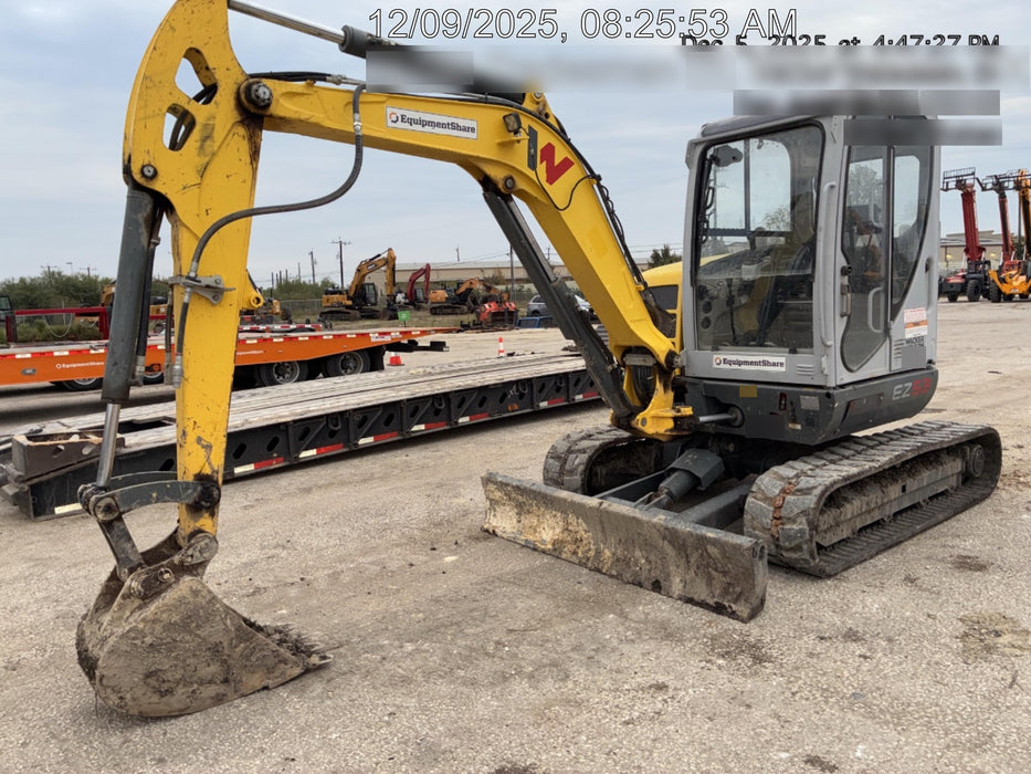 2018 Wacker Neuson EZ53 Wacker Neuson EZ53 12K Excavator, TRK,LGD,CAB,PC, Manual QC, Buckets: 30" , 18"