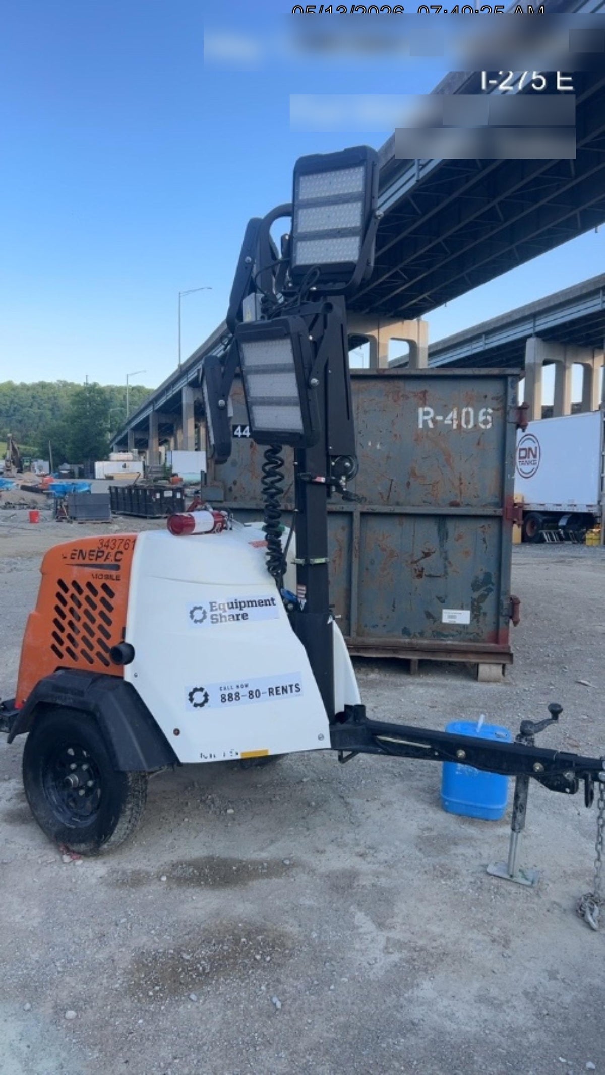 2023 Generac MLT2 Diesel, Flex Switch 120V Input, Powerzone Controller, (4) 320W LED Lights, 4kW Generator, 39.9 Gal Fuel Tank, 2" Ball, T3