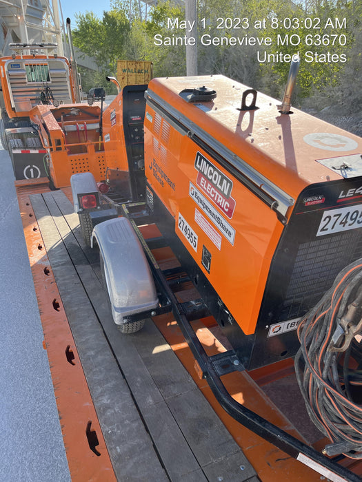 2022 Lincoln Electric LE400 Kubota V1505, Trlr, Cable Rack, Light Kit, ES Decals, T3