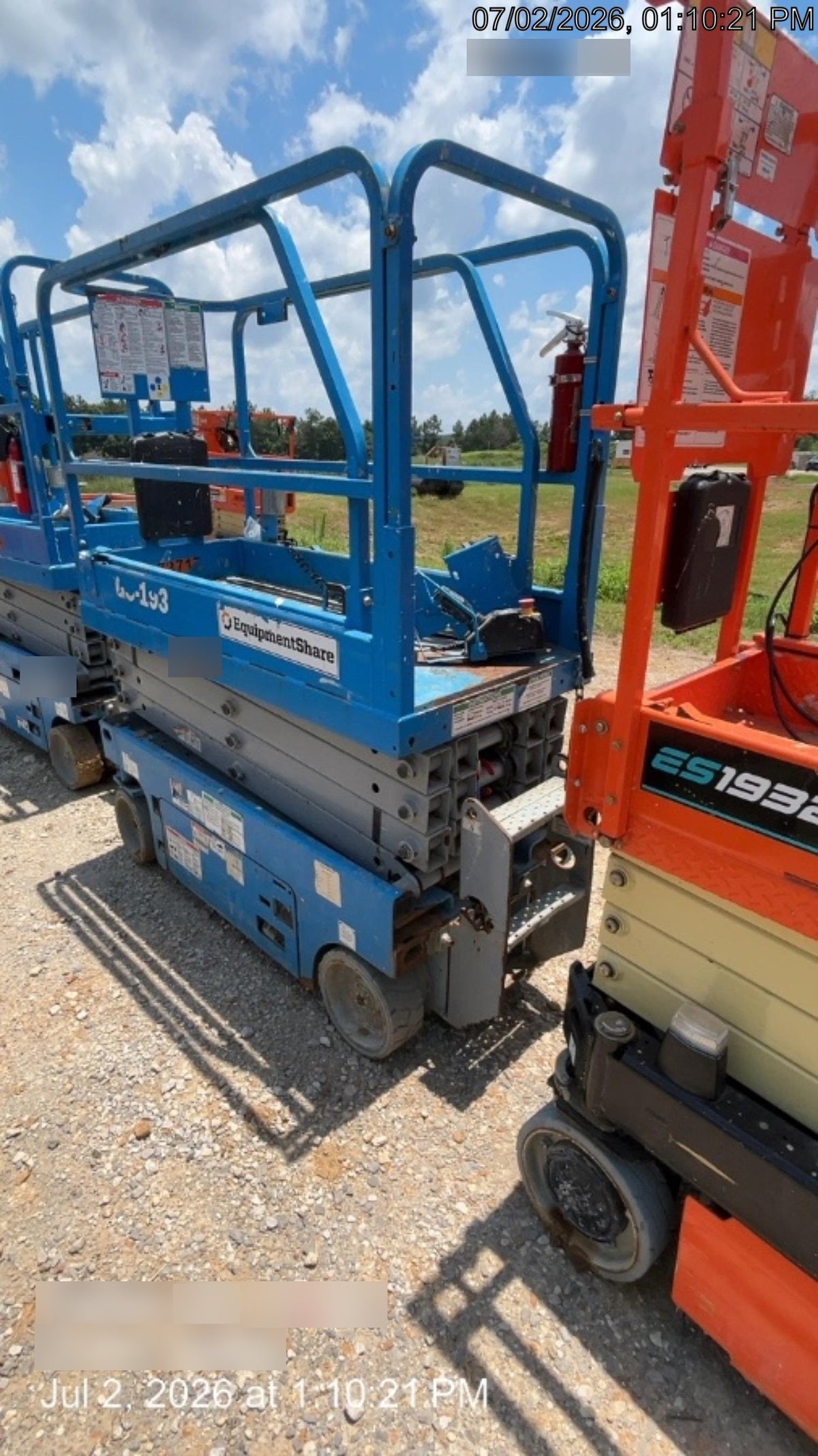 2020 Genie GS-1930 Fixed rails with chain entry gate - Pre A92.20