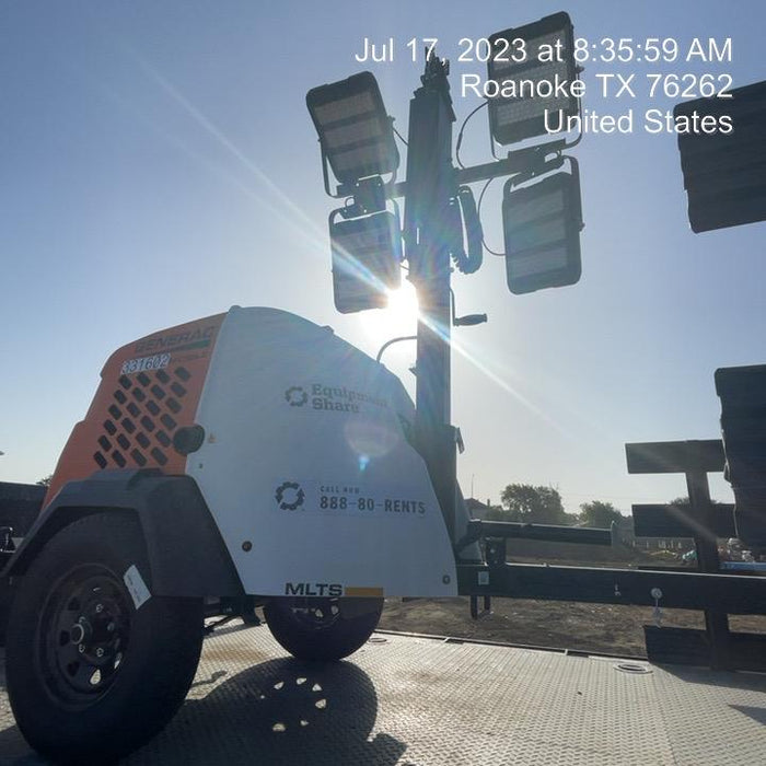 2023 Generac MLT2 Diesel, Flex Switch 120V Input, Powerzone Controller, (4) 320W LED Lights, 4kW Generator, 39.9 Gal Fuel Tank, 2" Ball, T3