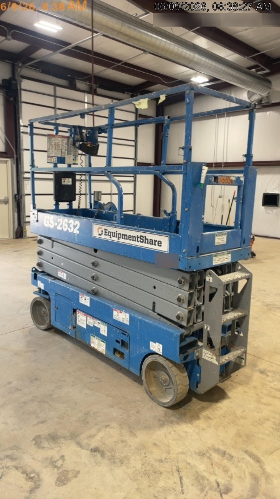 2017 Genie GS-3232 Genie GS3232 Lift w/Folding Rails and Swing Gate