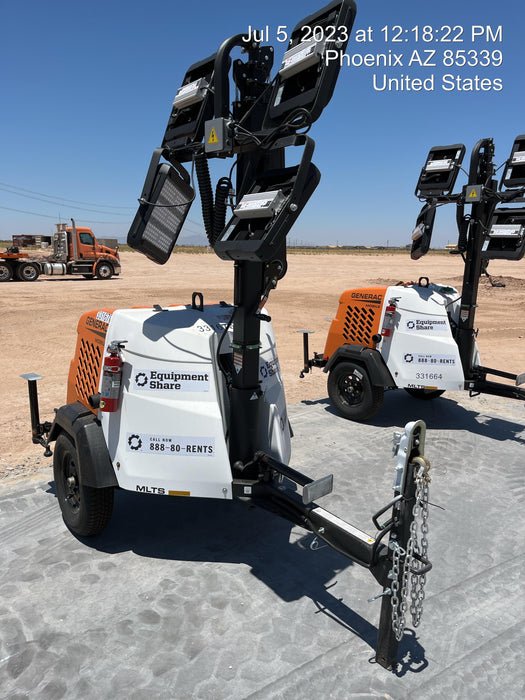 2023 Generac MLT2 Diesel, Flex Switch 120V Input, Powerzone Controller, (4) 320W LED Lights, 4kW Generator, 39.9 Gal Fuel Tank, 2" Ball, T3