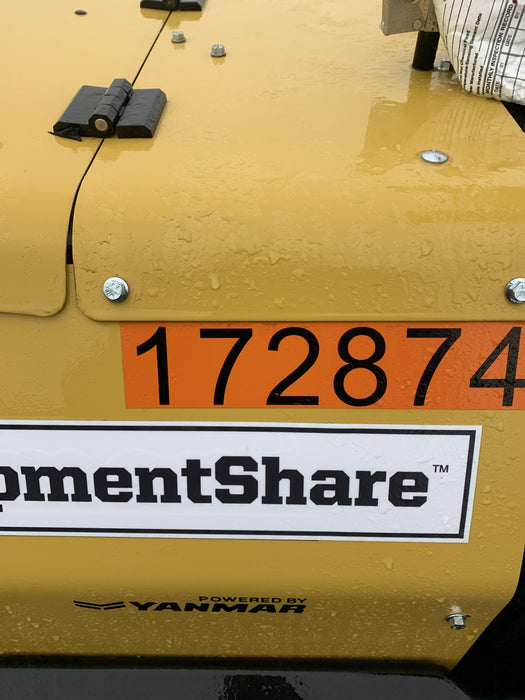 2021 Allmand NLV3GR (4) LED Light Fixture 350W, 23' Vertical Mast, 3kW Prime, Towable, Deep Sea L401, Leveling Jacks, Yanmar T4F 5.8hp