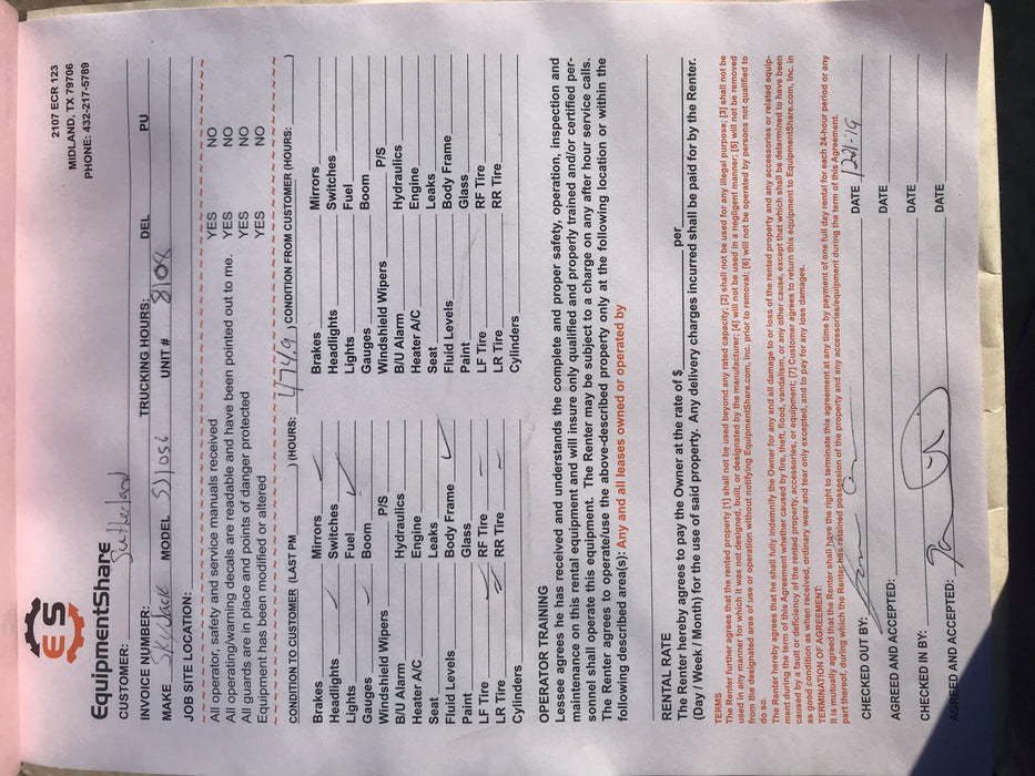 2018 SKYJACK SJ1056 TH