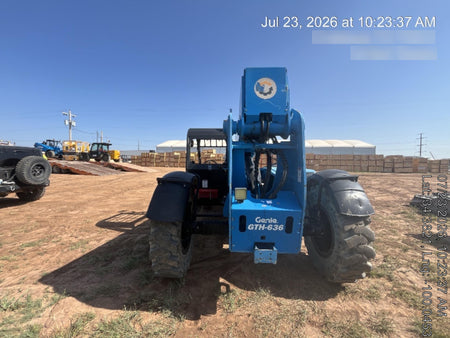 2018 Genie GTH-636 Genie GTH-636 w/Open ROPS, Solid Tires, Work Light/Beacon, 48" Carriage and Forks