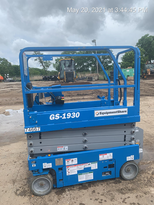 2020 Genie GS-1930 Fixed rails with chain entry gate - Pre A92.20