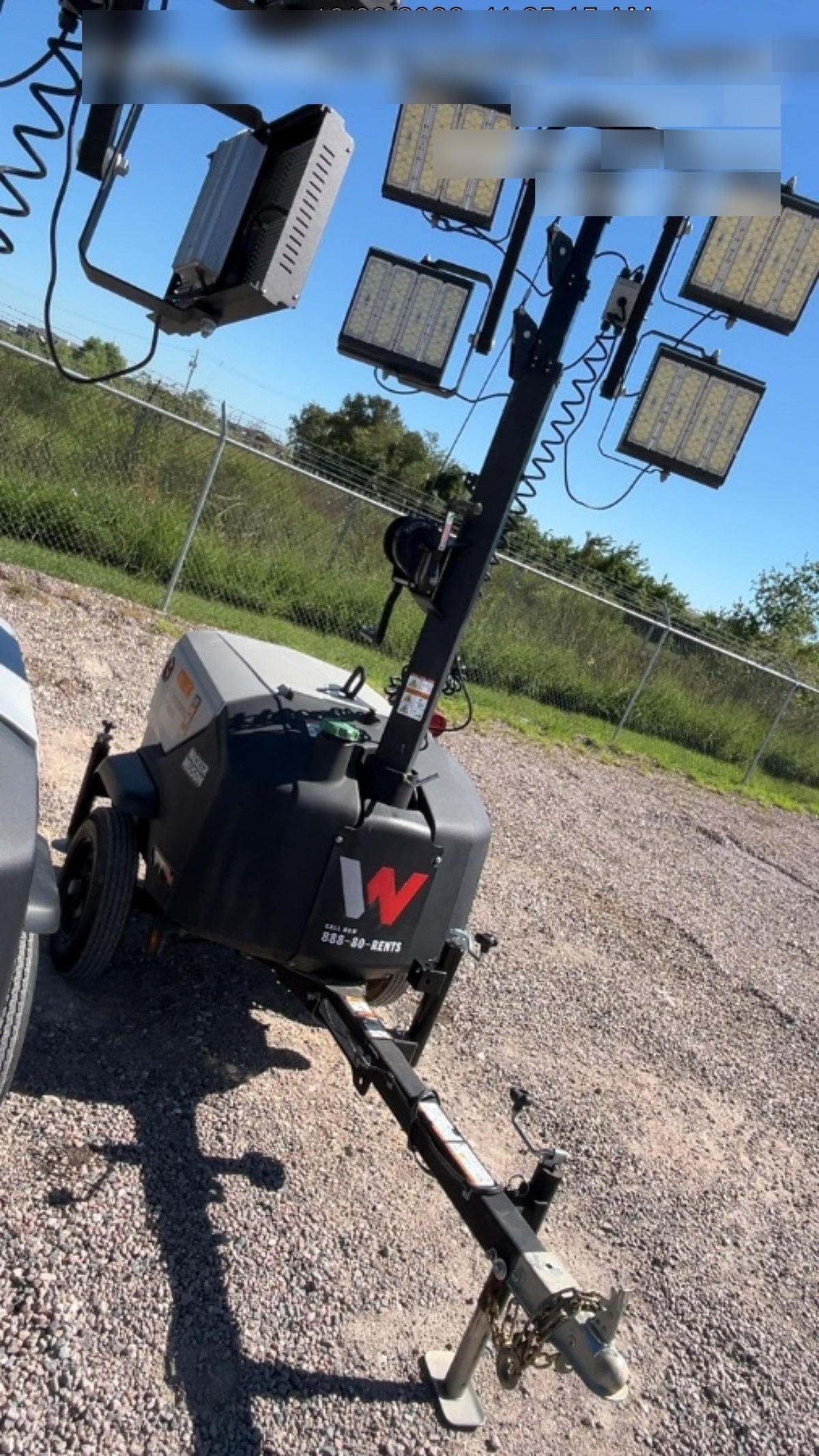2024 Wacker Neuson LTT4 Diesel, Kohler KDW702, Deep Sea Controller, Auto Start, LED 320W, Bypass Outlet, T3