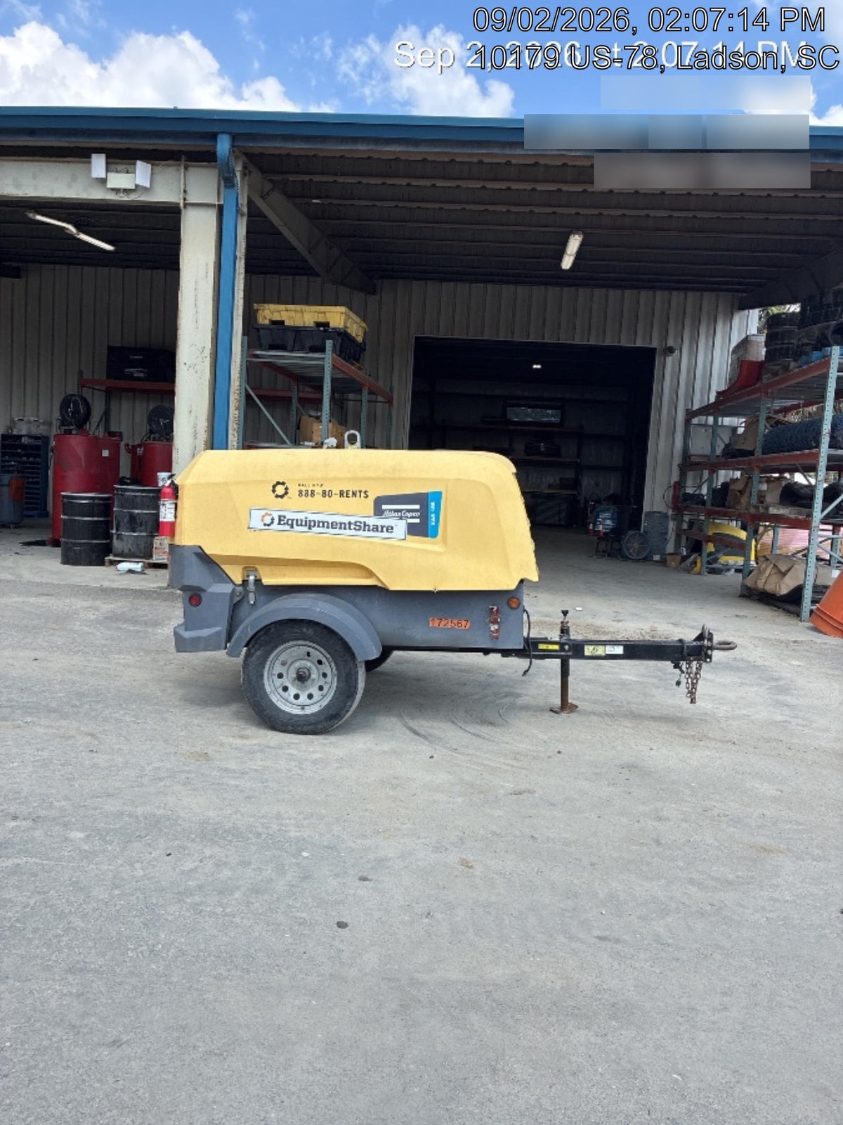 2021 ATLAS COPCO XAS188 CWK