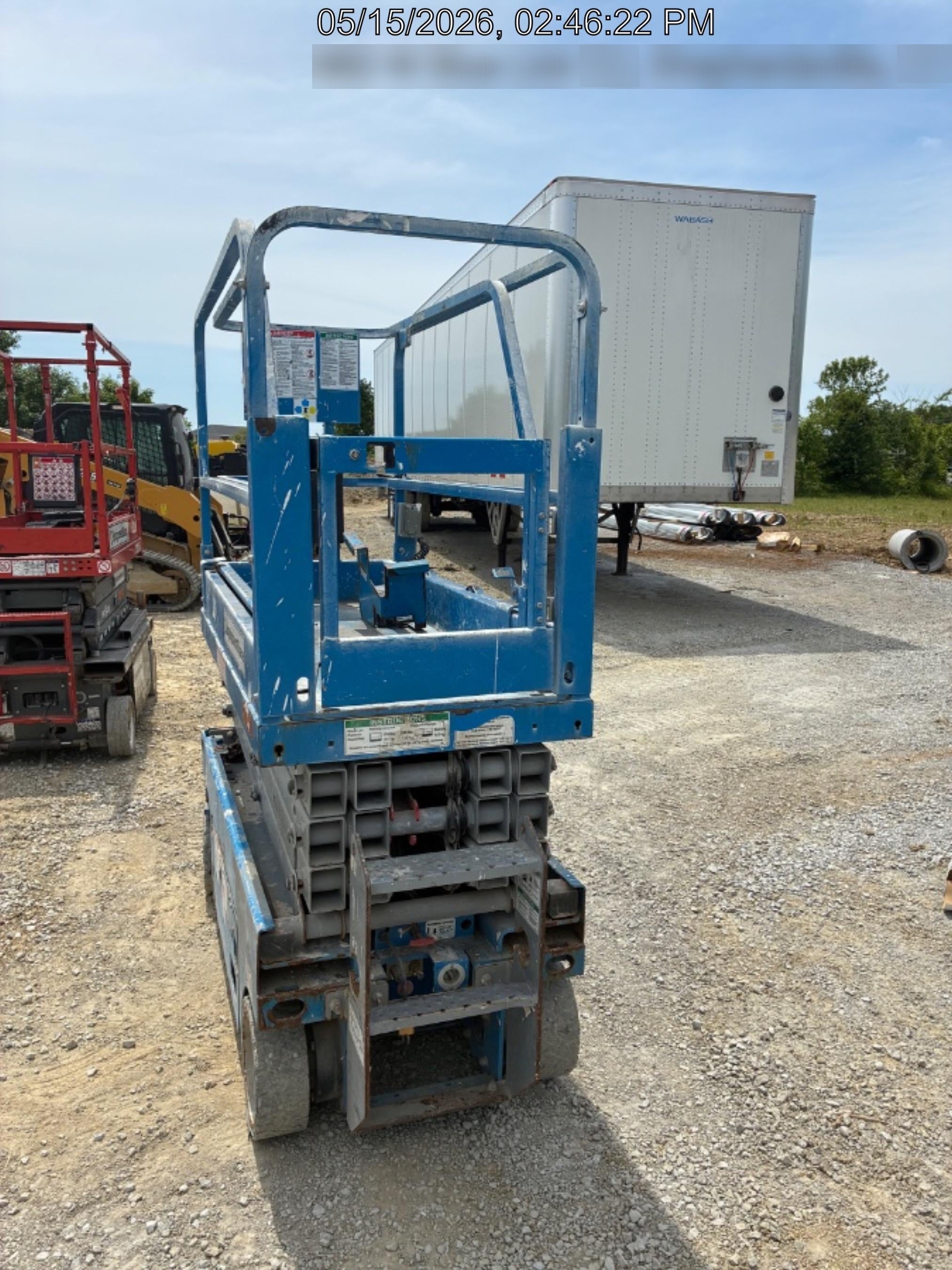 2020 Genie GS-1930 Solid Non Marking Tires, Beacon, Folding rails with half height swing gate