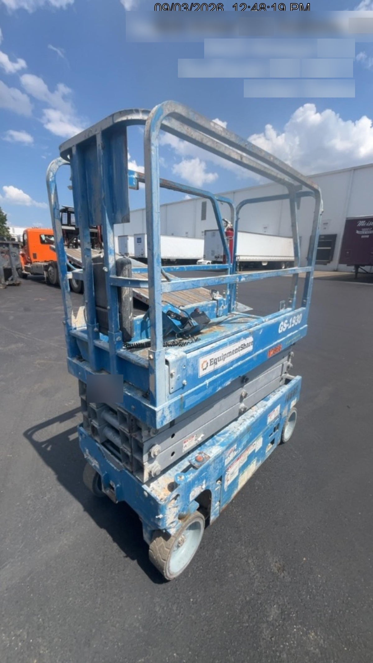 2018 Genie GS-1930 Genie GS-1930 Scissor Lift w/Standard Options