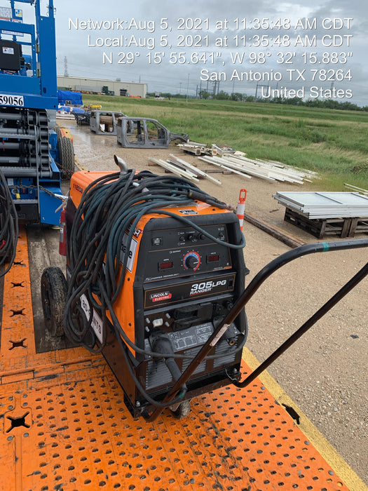 2020 Lincoln Electric Ranger 305 LPG Kohler Engine, One-Pak