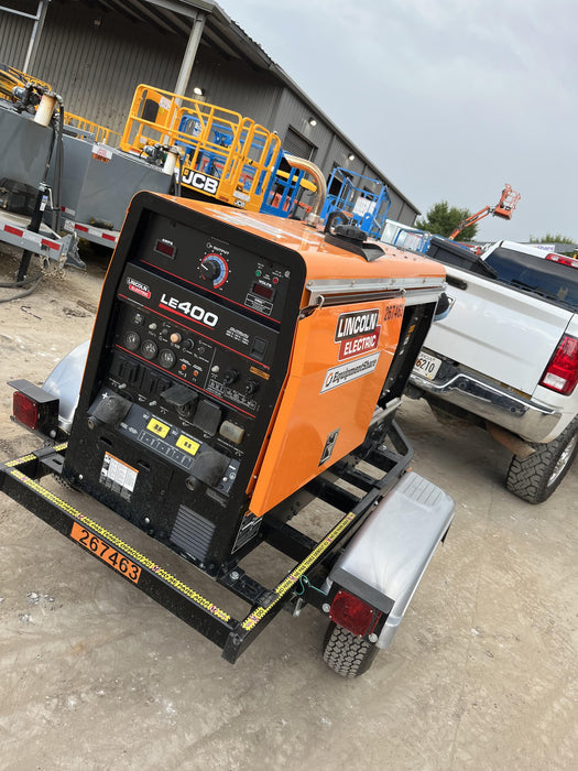 2022 Lincoln Electric LE400 Kubota V1505, Trlr, Cable Rack, Light Kit, ES Decals, T3