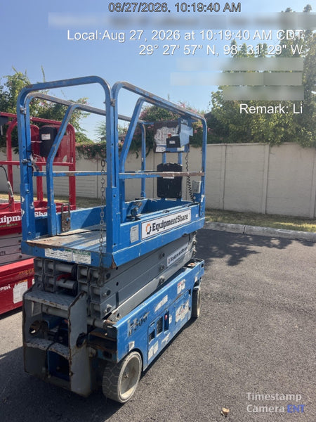 2017 Genie GS-1930 Genie GS-1930 Lift w/Fixed Rail and Chain Entry